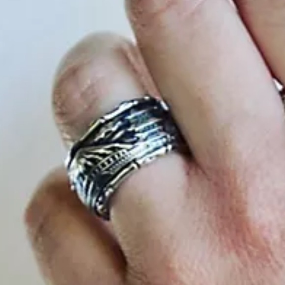 *Sold* NWOT Unique JAI John Hardy Sterling Silver Japanese Scenery Spinner Ring - Picture 4 of 8